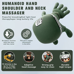 Multi-functional Shoulder And Neck Massager, Full-body Massage Device with Heating Function, Effectively And Relaxes Muscles, Massages Shoulders, Back And Legs, Comfortable Electric Acupoint Massager, USB Charging, Long Battery Life