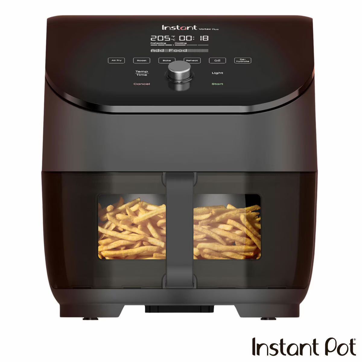 Instant Vortex plus with Clearcook Air Fryer 5.7L in Black