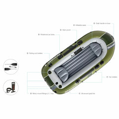 Intex Seahawk™ 3 Person Inflatable Boat Set