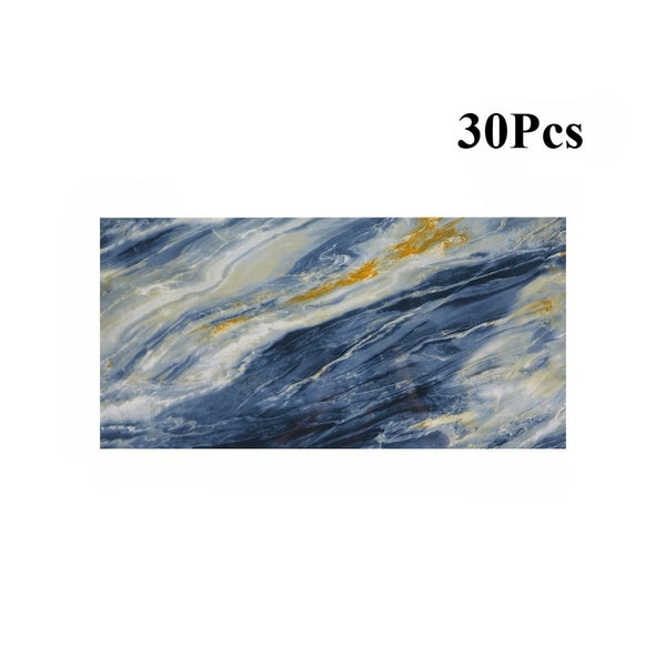 10/20/30/40 Pack Luxury Marble Effect Self-adhesive Floor Tiles 60x30cm, 2mm Thicken Vinyl Flooring Tiles Wall Stickers, Removable PVC Wall Decals, Suitable for Living Room, Bedroom, Kitchen Backsplashes, Bathroom, Office, Background Walls, Easy To Instal