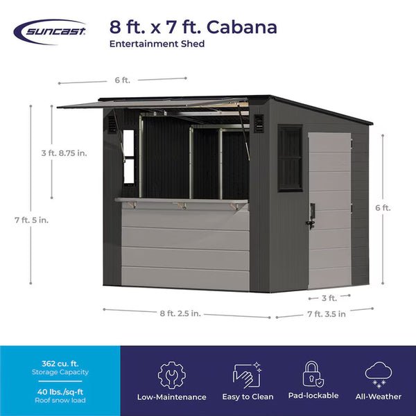 Suncast 8Ft 3