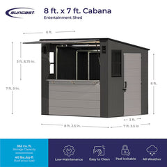 Suncast 8Ft 3