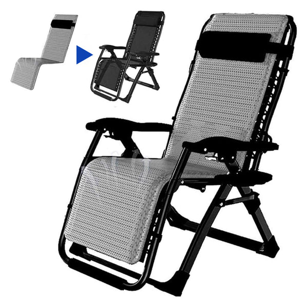 NEW Zero Gravity Chair Reclining Sun Lounger Outdoor Garden Folding Adjustable