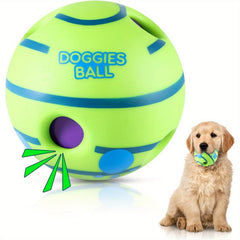 Interactive Ball for Dogs and Cats - Pet Puzzle Toy with Unique Giggling Sounds - Durable Chew Toy for Boredom Relief - Safe Vinyl Material - 5.1