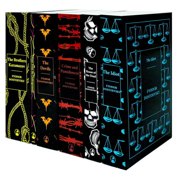 Complete Collection of Fyodor Dostoevsky 6 Books Set (Crime and Punishment, Notes From the Underground, The Brother Karamazov, The Devils, The House of the Dead, The Idiot)
