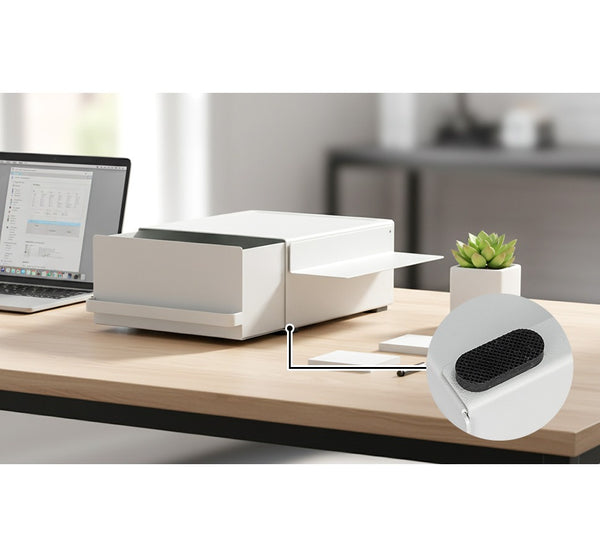 Modern Coffee Capsule Drawer Rack with Sliding Side Tray, Multi-Purpose Countertop Storage Box for Kitchens, Coffee Bars, Offices & Worktops
