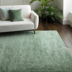 Atlas Shaggy Sage Rug, in 3 Sizes