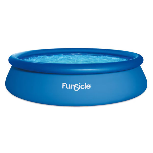 Funsicle 12Ft (3.6M) Quickset Pool with Filtraboost™ FB400 Cartridge Filter Pump, Pool Cover & Ground Cloth