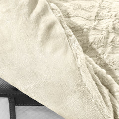 3pcs Faux Rabbit Plush Bedding Set, Soft Fluffy Comfortable Thicken Warm Autumn-Winter Duvet Cover & Pillowcase Set, Machine Washable, Ideal for Hotel, Guest Room, Bedroom, Home Use,Christmas Presents, Single/Double/King/Super King Size (1*Duvet Cover + 2
