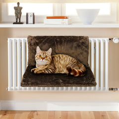 Vinsani Soft Luxurious Pet Radiator Bed for Cat Kitten Puppy Dogs with Soft Machine Washable Fleece Lined Cover Warm Cosy Hammock Style Radiator Bed