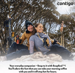 Contigo Byron Snapseal Travel Mug | Stainless Steel Thermal Mug | Vacuum Flask | Leakproof Tumbler | Coffee to Go Mug with BPA Free Easy-Clean Lid