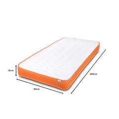 18CM Deep Colour Essential Hybrid Open Coil Spring Mattress