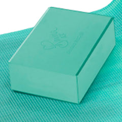 Davina Mccall Yoga Mat & Block Set in Blue