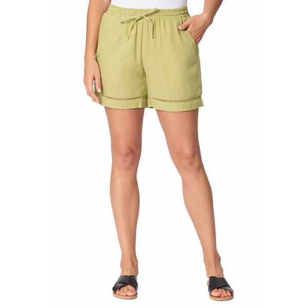 Briggs Ladies Linen Short in Pink