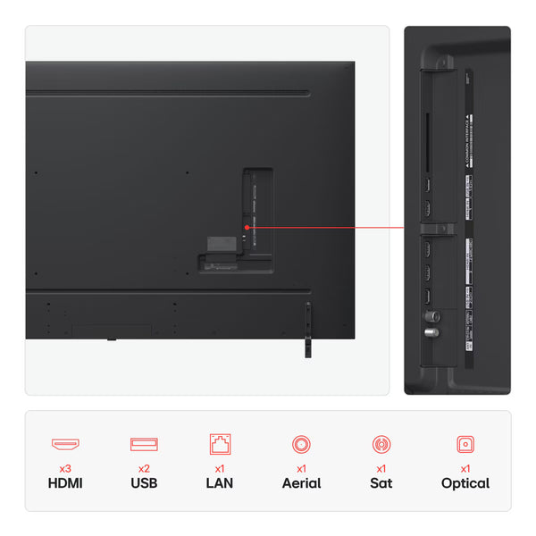 LG 86QNED80A6A 86 Inch QNED 4K Ultra HD Smart TV