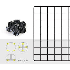 Pet Playpen Metal Wire Fence 12 Panel Enclosure Indoor Outdoor Guinea Pig Rabbit Small Animals Cage, Dog Playpen, Cat Playpen, Small Animal Playpen, Pet Playpen, Dog Fence for Puppy, Rabbit, Kitten, Hamster, Guinea Pig, Turtle, Hedgehog, 24 Plastic Buckle