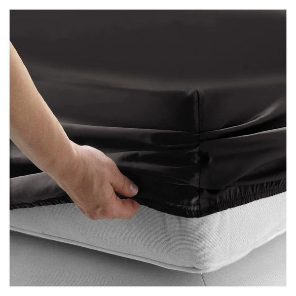 40cm Extra Deep Fitted Sheet – Solid Color Deep Pocket Sheet, Soft & Breathable Microfiber Bedding, All Seasons, Hotel-Quality, Machine Washable, Single, Double, King & Super King Sizes