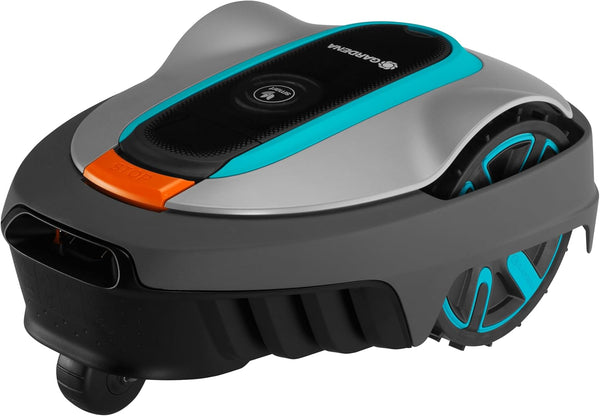 Gardena Smart SILENO City Robot Lawn Mower 500 M² Set: Innovative LONA AI Technology, Adjustment via App, Sensorcontrol, for Slopes up to 35%, Smart Gateway, Version with UK Plug(19602-68)