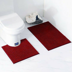 2-Piece Loop Bath Mat Set – Soft, Absorbent, and Quick-Drying Bathroom Mats with Non-Slip Backing for Safe, Comfortable, and Stylish Everyday Use