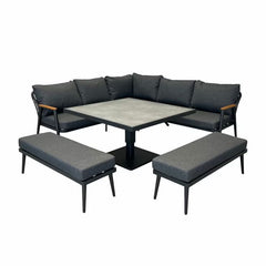 Bramblecrest Antibes 4 Piece Deep Seating Corner Patio Set