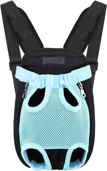 ATEK Breathable Mesh Pet Carrier Backpack With Adjustable Straps, Zipper Closure, And Built-in Leash For Dogs And Cats Christmas Gift