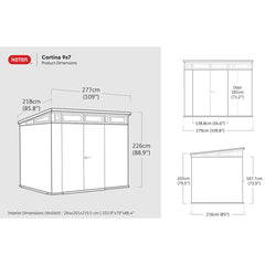 Keter Cortina 9ft 2