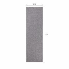 Off the Loom Runner in Grey, 60 X 213 Cm