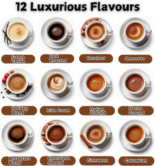 Coffee Advent Calendar 2025 –24 Artisan Ground Coffee Gift Set, Christmas Adult Advent Calendars, Individual Sachets Sampler |Non Chocolate Advent Calendar for Coffee Lovers, Men, Women, Vegan Gifts