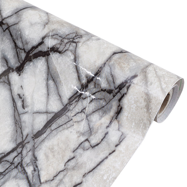 Retro Marble Effect Vinyl Self Adhesive Wallpaper Removable Contact Paper for Kitchen Countertops 60cmx500cm Marble Sticky Back Plastic Viny Wrap for Furnitue Cupboards Worktop Covering