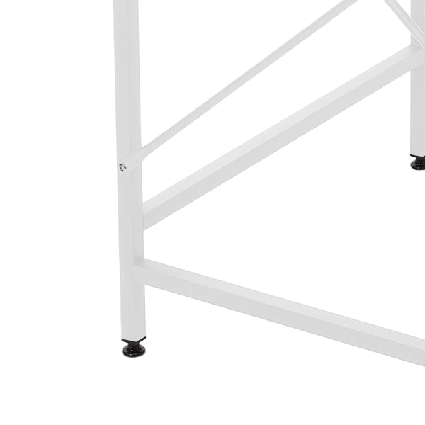 3-Tier Over Toilet Storage Rack, Freestanding Bathroom Laundry Organizer Shelf, Multi-Layer Storage Cabinet for Towels, Detergent, and Plants, White/Black