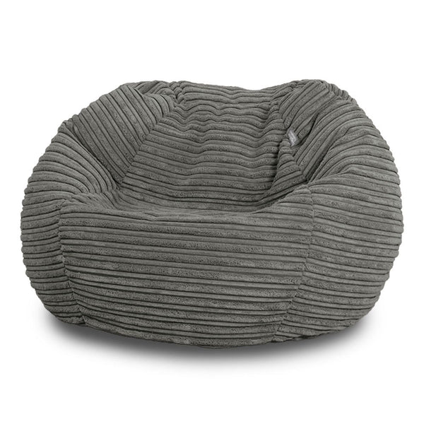 Corduroy Kids Bean Bag Chair with Filling Included - Lightweight Comfortable Beanbag Seat - Machine Washable Childrens Beanbag Furniture for Girls & Boys - 67 x 52cm