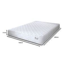 17CM Deep Quilted Open Coil Foam-Free Mattress
