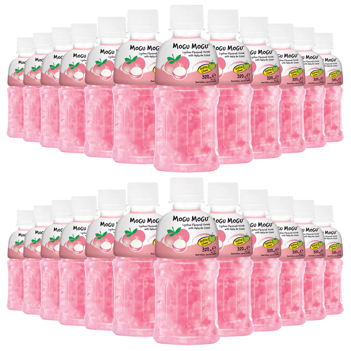 Mogu Mogu Lychee Drink, 24 X 320Ml