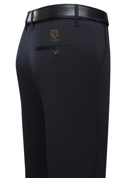 [Tong Tong Bang Selected OBM] 2pcs Men'S Wrinkle-Resistant Non-Iron Versatile Business Suit Pants Middle-Aged And Elderly Formal Suit Trousers