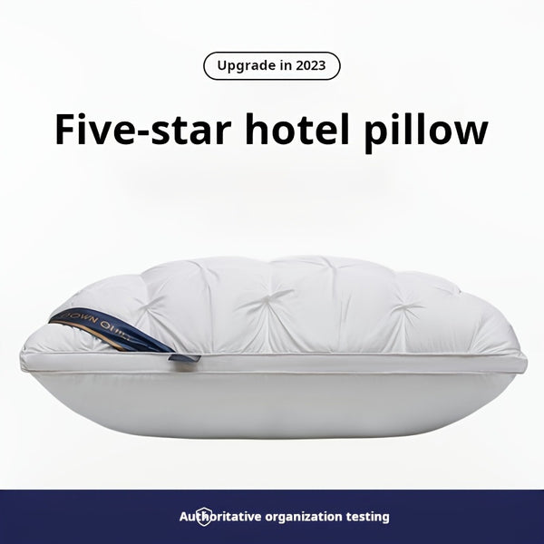Five Star Hotel Pillow Supports Neck and Spine for Relaxing Sleep