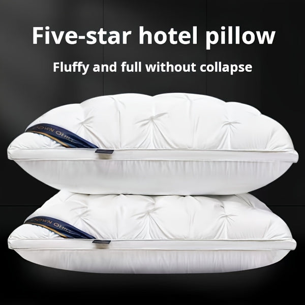 Five Star Hotel Pillow Supports Neck and Spine for Relaxing Sleep