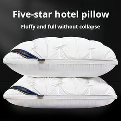 Five Star Hotel Pillow Supports Neck and Spine for Relaxing Sleep