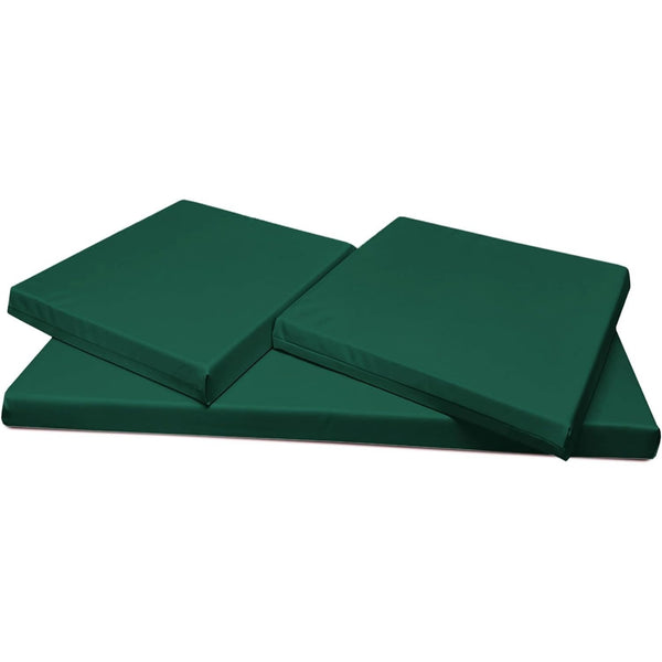 3pcs Replacement Outdoor Seat Cushion Pads for Rattan Furniture Water Resistant and Lightweight Patio Furniture Chair Padding