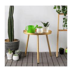 Metal End Table, Round Side Table, Nightstand/Small Tables for Living Room, Accent Tables Cheap, Side Table for Small Spaces,41.5 × 46.5 cm
