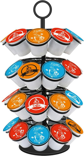 SHURFFY Coffee Pod Carousel Holder Organizer Compatible with 36 Cup Pods