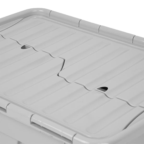 Wham 54 Litre Croc Box with Grey Lids - 5 Pack