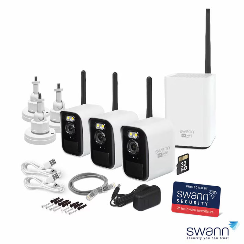 Swann Max Ranger 4K Mini Wireless Security System Kit