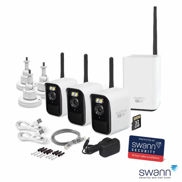 Swann Max Ranger 4K Mini Wireless Security System Kit