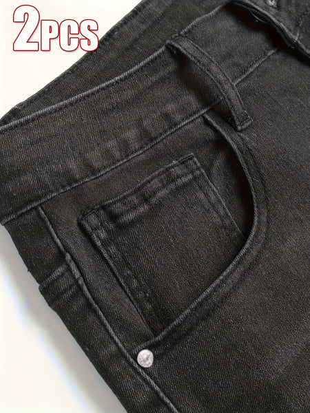 Two-Pack Men's Denim Shorts