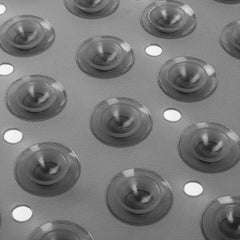 1pc Large Shower Mat – Non-Slip, Strong Suction Cups & Drain Holes, Quick-Dry, Machine Washable, Durable & Comfortable for Bathtub and Bathroom Floor Use