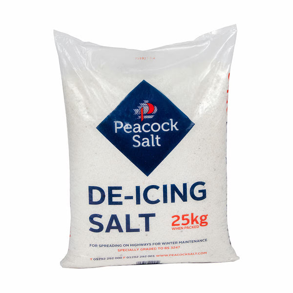 Peacock De-Icing Salt: 40 X 25Kg