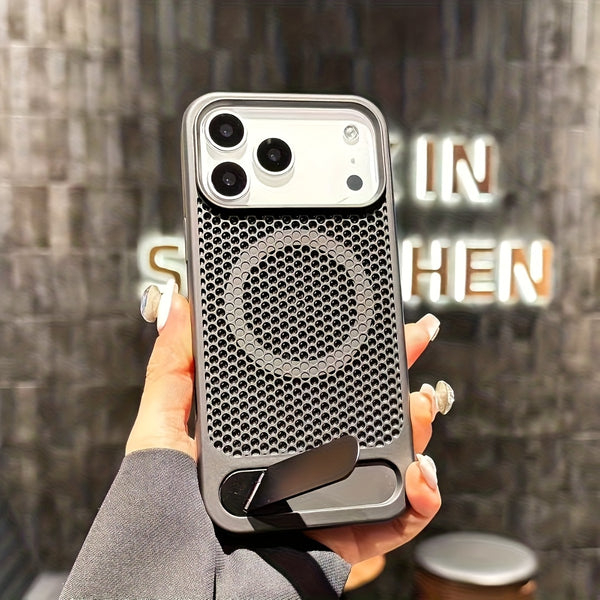 Phone Case - Premium Magnetic Phone Cover for Iphone 17 Pro Max And 16 Pro Max Featuring a Breathable Design for Heat Dissipation, a Durable Electroplated Hard Shell, And Lens Protection, Also Compatible with Model 15
