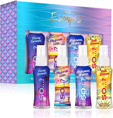 So…? Escapes Womens Gift Set, with Ibiza Dream, Bali Breeze, Mykonos Nights & Majorca Love, Fragrance Spray Set (4 X 50Ml)