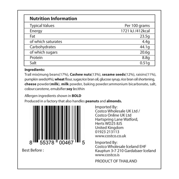 In Season Crispy Trail Mix Crackers, 232G