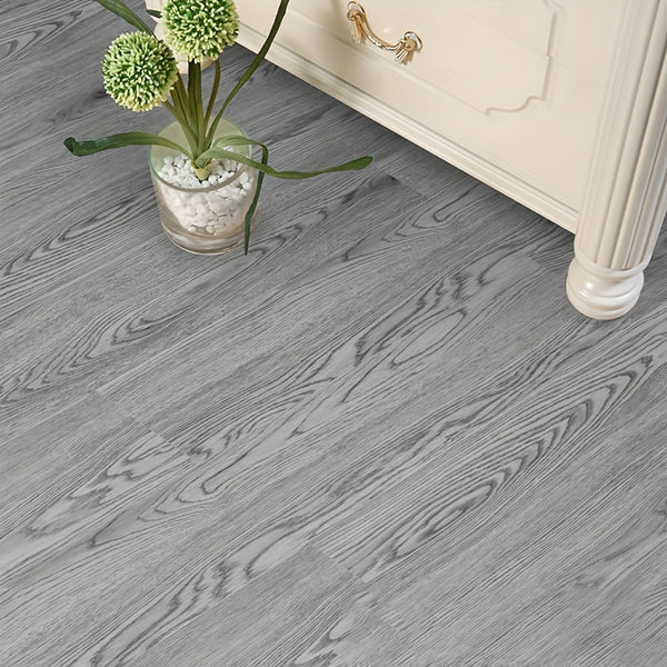 36pcs Self-Adhesive Vinyl Flooring Planks | 5m² Natural Wood Grain, Peel and Stick Waterproof Installation, 1.8mm Thick Polyvinyl Chloride